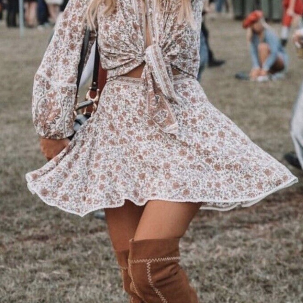 Spell & The Gypsy Jasmine Mini Skirt (M)